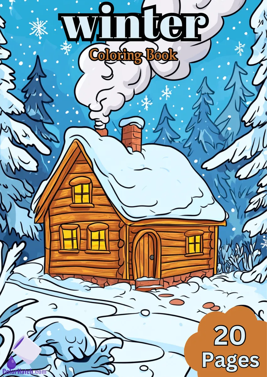 Winter 2 Coloring Book